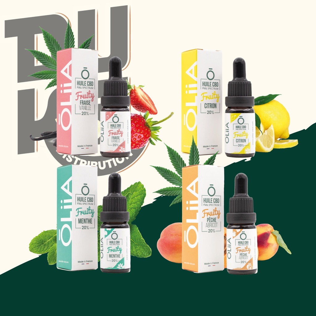 Huile Fruity Full Spectrum 40% (CITRON)