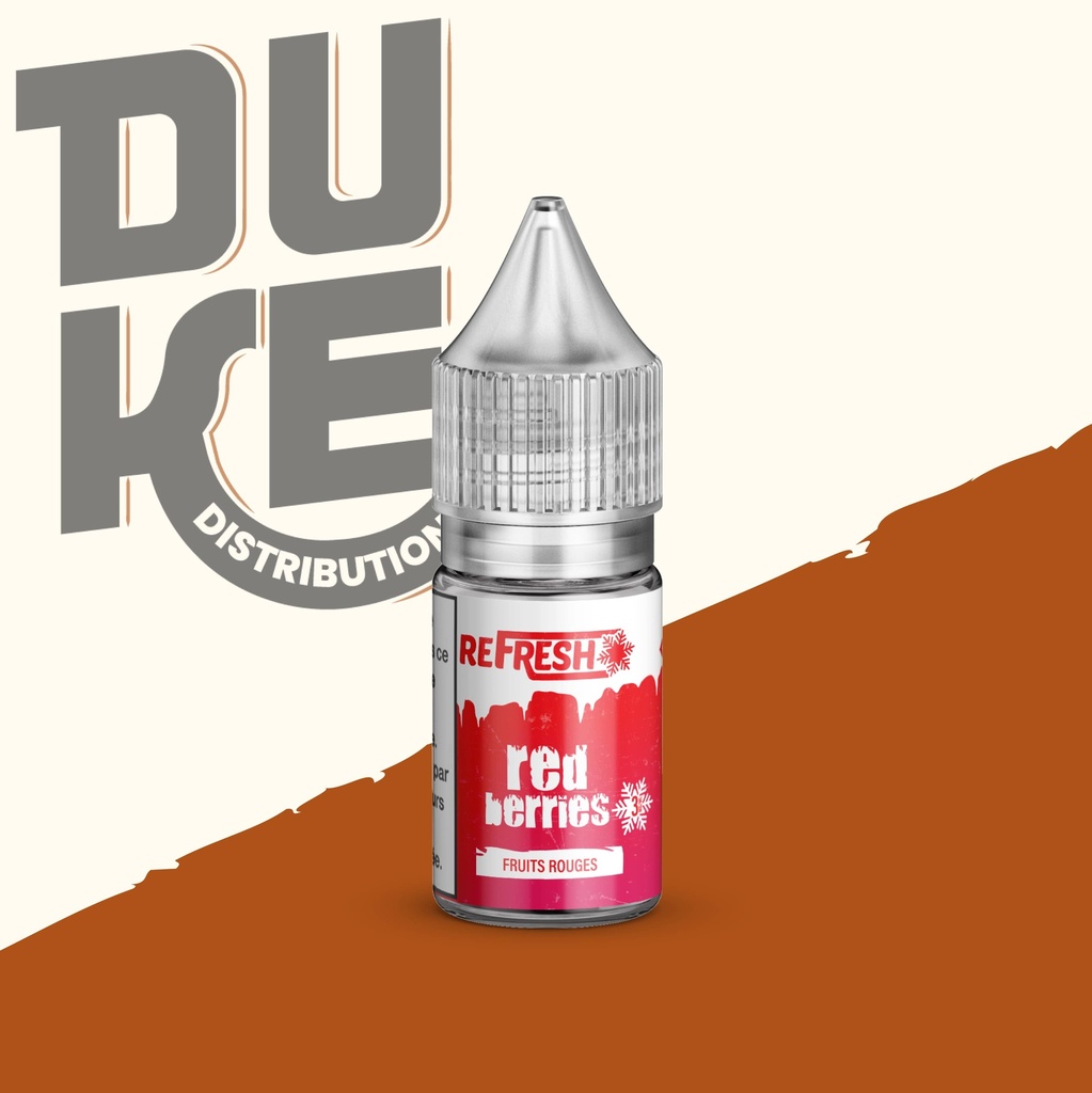 REFRESH - RED BERRIES 10ML (boîte de 10)