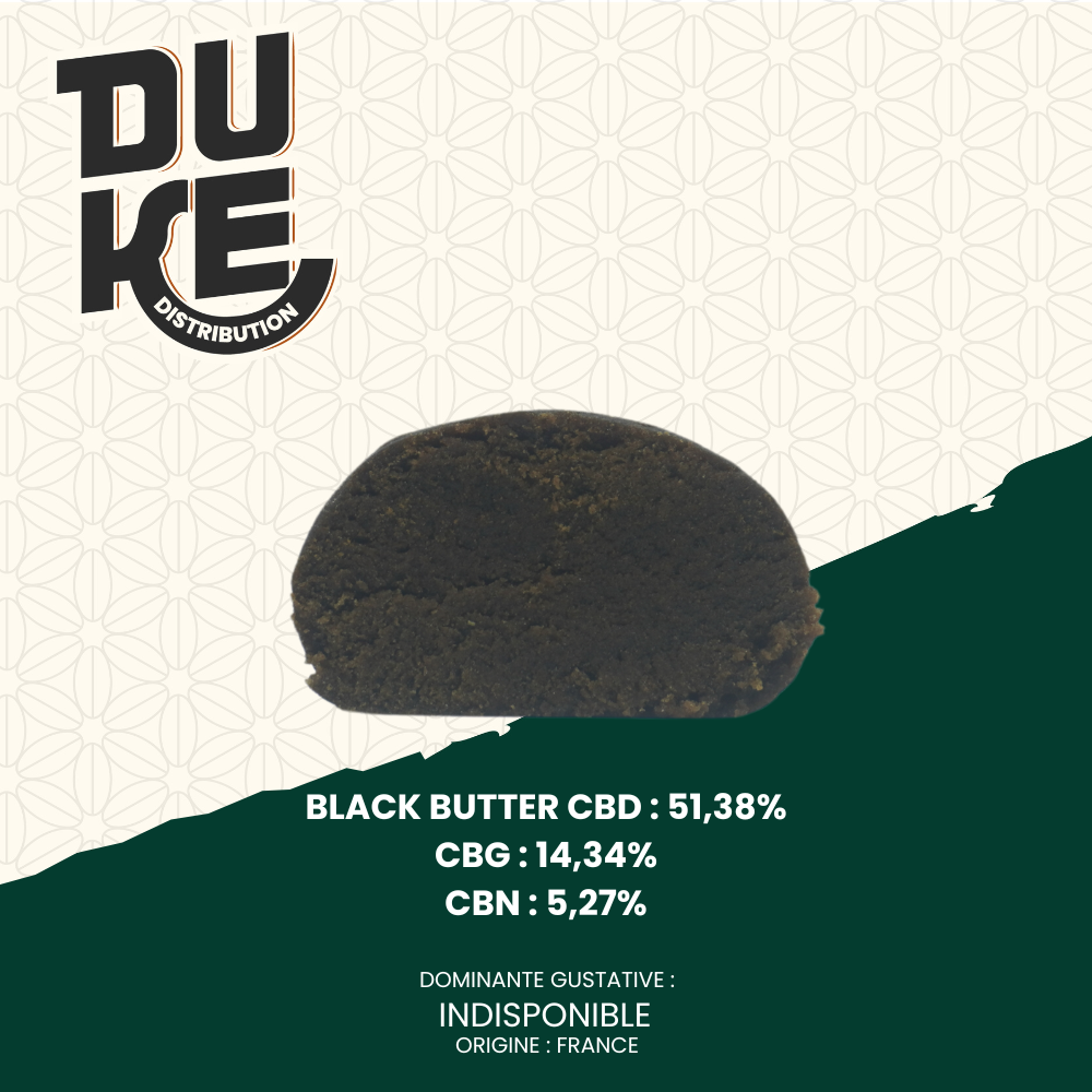 Résine BLACK BUTTER - CBD CBG CBN