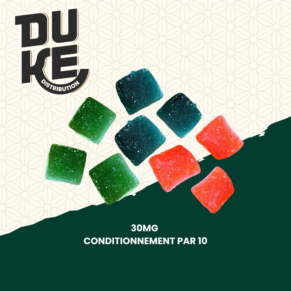 GUMMIES CBD 30mg - DELTA9 < 0.3% (par 10)