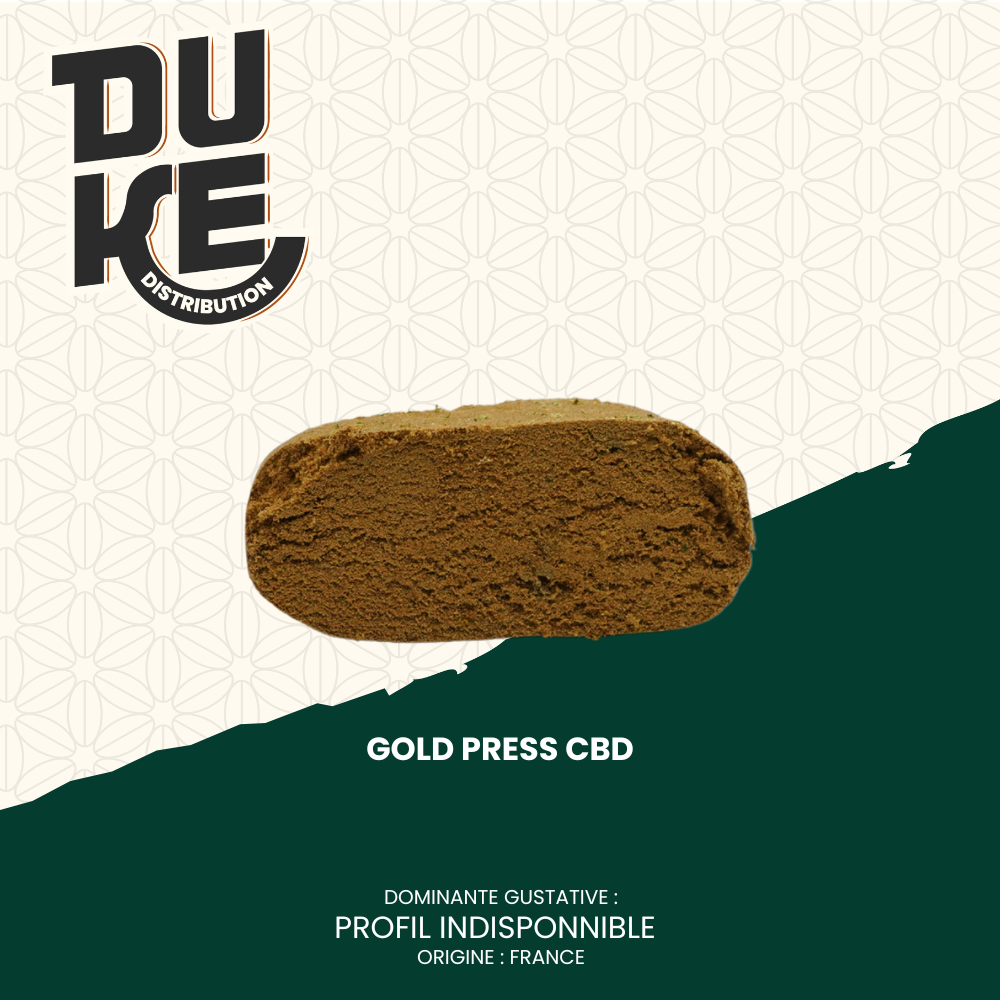 Résine GOLD PRESS Audi CBD - 1gr