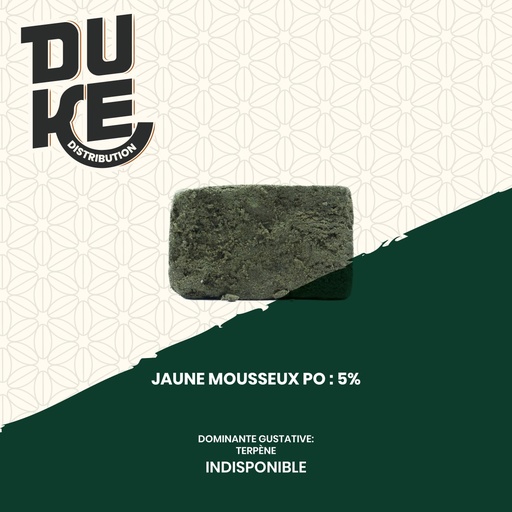 Résine JAUNE MOUSSEUX 5% PO - 500GR