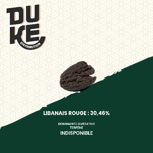 Résine LIBANAIS ROUGE - CBD