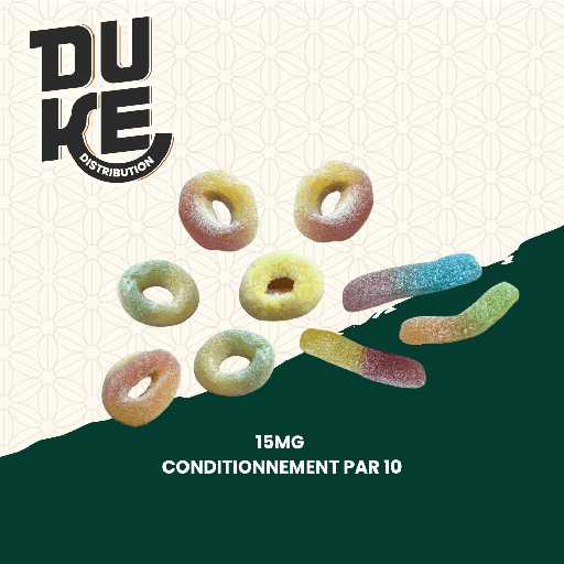 GUMMIES CBD - 15MG DELTA-9 (par 10)